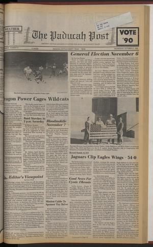 The Paducah Post (Paducah, Tex.), Vol. 84, No. 37, Ed. 1 Wednesday, October 31, 1990