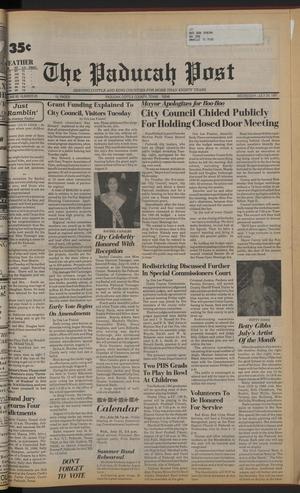 The Paducah Post (Paducah, Tex.), Vol. 85, No. 23, Ed. 1 Wednesday, July 24, 1991