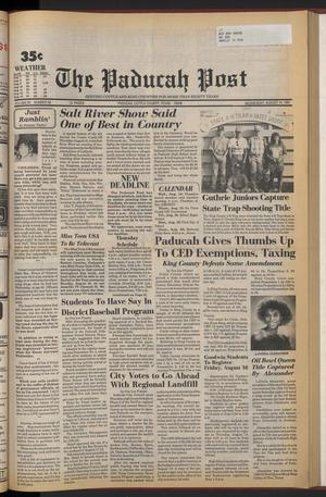 The Paducah Post (Paducah, Tex.), Vol. 85, No. 26, Ed. 1 Wednesday, August 14, 1991