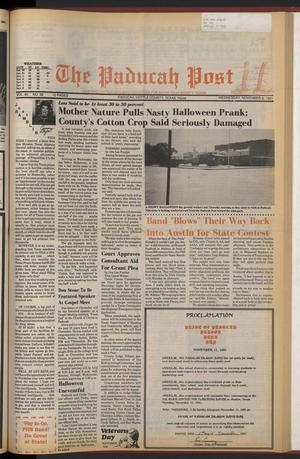The Paducah Post (Paducah, Tex.), Vol. 85, No. 38, Ed. 1 Wednesday, November 6, 1991