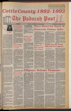 The Paducah Post (Paducah, Tex.), Vol. 85, No. 50, Ed. 1 Wednesday, January 29, 1992