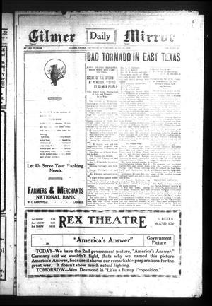 Primary view of Gilmer Daily Mirror (Gilmer, Tex.), Vol. 4, No. 22, Ed. 1 Thursday, April 10, 1919