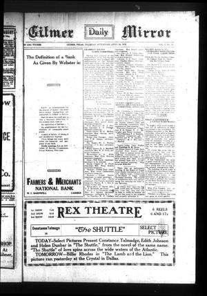 Gilmer Daily Mirror (Gilmer, Tex.), Vol. 4, No. 34, Ed. 1 Thursday, April 24, 1919