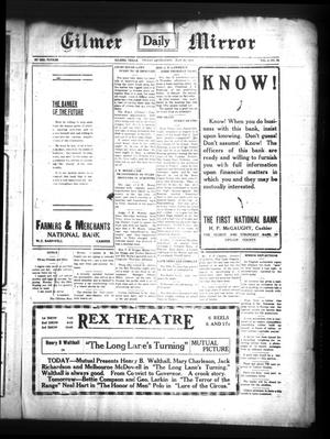 Gilmer Daily Mirror (Gilmer, Tex.), Vol. 4, No. 58, Ed. 1 Friday, May 23, 1919