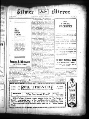 Gilmer Daily Mirror (Gilmer, Tex.), Vol. 4, No. 63, Ed. 1 Thursday, May 29, 1919
