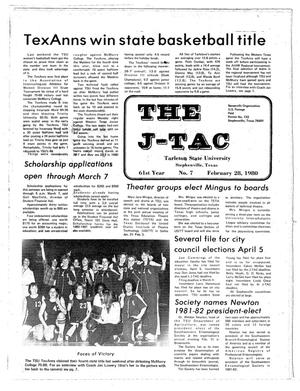 The J-TAC (Stephenville, Tex.), Vol. 61, No. 7, Ed. 1 Thursday, February 28, 1980