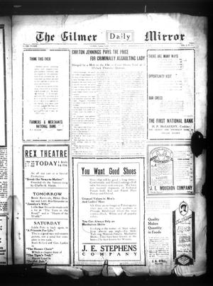 Gilmer Daily Mirror (Gilmer, Tex.), Vol. 4, No. 111, Ed. 1 Thursday, July 24, 1919