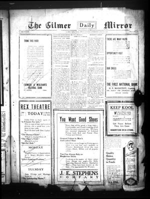 Gilmer Daily Mirror (Gilmer, Tex.), Vol. 4, No. 113, Ed. 1 Saturday, July 26, 1919