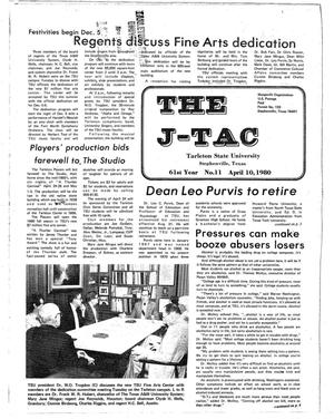 The J-TAC (Stephenville, Tex.), Vol. 61, No. 11, Ed. 1 Thursday, April 10, 1980