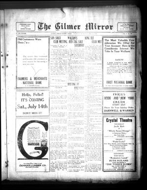 Primary view of object titled 'The Gilmer Mirror (Gilmer, Tex.), Vol. 8, No. 102, Ed. 1 Thursday, July 12, 1923'.