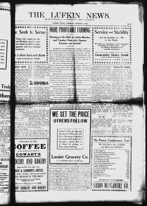 The Lufkin News. (Lufkin, Tex.), Vol. [8], No. 5, Ed. 1 Tuesday, January 5, 1915