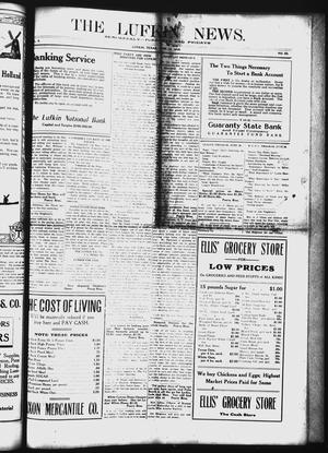 Primary view of object titled 'The Lufkin News. (Lufkin, Tex.), Vol. 8, No. 52, Ed. 1 Friday, June 18, 1915'.
