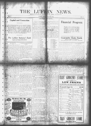 Primary view of object titled 'The Lufkin News. (Lufkin, Tex.), Vol. 8, No. 71, Ed. 1 Tuesday, August 24, 1915'.