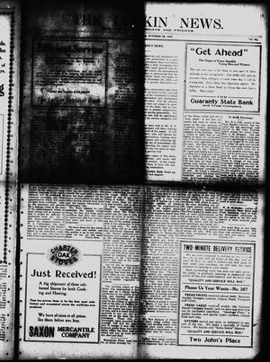Primary view of object titled 'The Lufkin News. (Lufkin, Tex.), Vol. 8, No. 90, Ed. 1 Friday, October 29, 1915'.