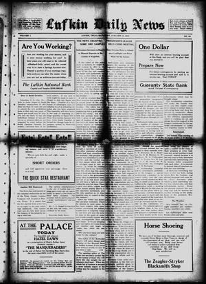 Lufkin Daily News (Lufkin, Tex.), Vol. 1, No. 64, Ed. 1 Saturday, January 15, 1916