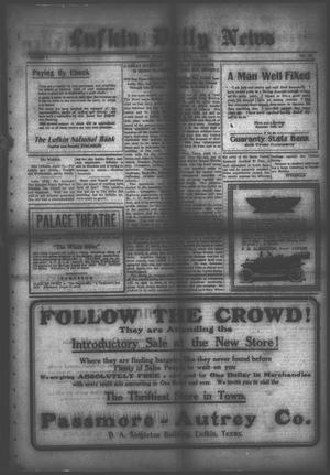 Primary view of object titled 'Lufkin Daily News (Lufkin, Tex.), Vol. 1, No. 138, Ed. 1 Tuesday, April 11, 1916'.