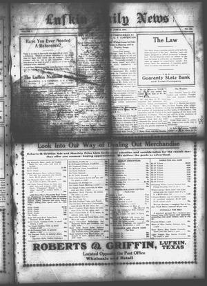 Lufkin Daily News (Lufkin, Tex.), Vol. 1, No. 189, Ed. 1 Friday, June 9, 1916