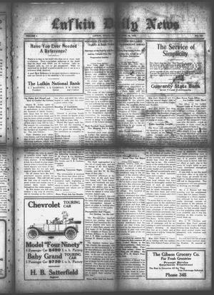 Lufkin Daily News (Lufkin, Tex.), Vol. 1, No. 195, Ed. 1 Friday, June 16, 1916
