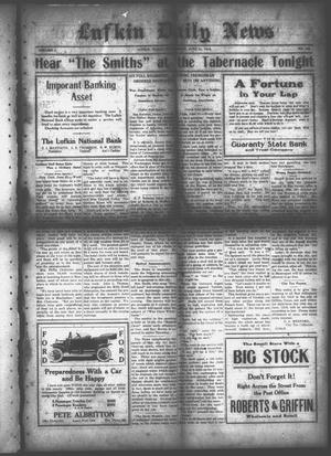 Lufkin Daily News (Lufkin, Tex.), Vol. 1, No. 199, Ed. 1 Wednesday, June 21, 1916