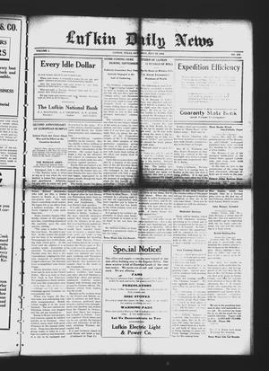 Lufkin Daily News (Lufkin, Tex.), Vol. 1, No. 232, Ed. 1 Saturday, July 29, 1916
