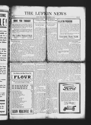 Primary view of object titled 'The Lufkin News (Lufkin, Tex.), Vol. 8, No. 136, Ed. 1 Friday, September 22, 1916'.