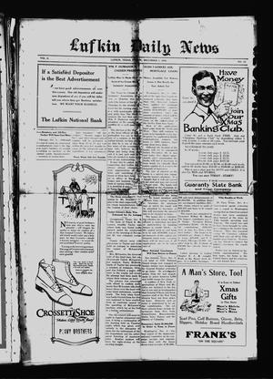 Lufkin Daily News (Lufkin, Tex.), Vol. 2, No. 32, Ed. 1 Friday, December 8, 1916