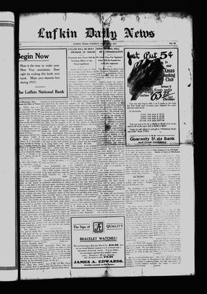 Lufkin Daily News (Lufkin, Tex.), Vol. 2, No. 58, Ed. 1 Tuesday, January 9, 1917