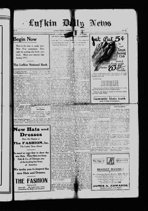 Lufkin Daily News (Lufkin, Tex.), Vol. 2, No. 60, Ed. 1 Thursday, January 11, 1917
