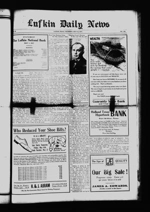 Primary view of object titled 'Lufkin Daily News (Lufkin, Tex.), Vol. 2, No. 162, Ed. 1 Thursday, May 10, 1917'.