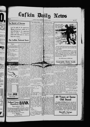Primary view of object titled 'Lufkin Daily News (Lufkin, Tex.), Vol. 2, No. 173, Ed. 1 Wednesday, May 23, 1917'.