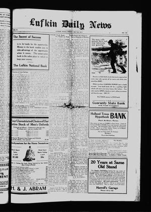 Lufkin Daily News (Lufkin, Tex.), Vol. 2, No. 175, Ed. 1 Friday, May 25, 1917