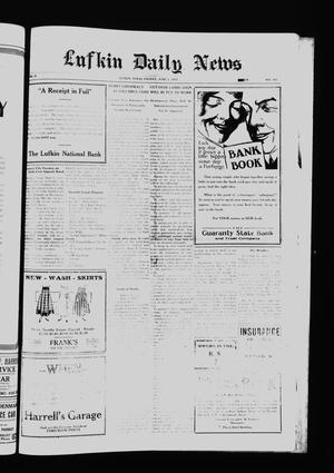 Lufkin Daily News (Lufkin, Tex.), Vol. 2, No. 181, Ed. 1 Friday, June 1, 1917