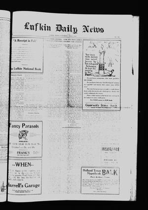 Primary view of object titled 'Lufkin Daily News (Lufkin, Tex.), Vol. 2, No. 182, Ed. 1 Saturday, June 2, 1917'.