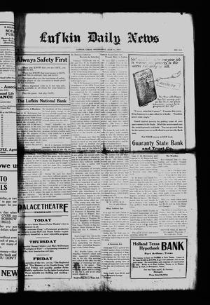 Lufkin Daily News (Lufkin, Tex.), Vol. 2, No. 213, Ed. 1 Wednesday, July 11, 1917