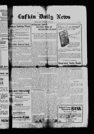 Primary view of object titled 'Lufkin Daily News (Lufkin, Tex.), Vol. 2, No. 214, Ed. 1 Thursday, July 12, 1917'.