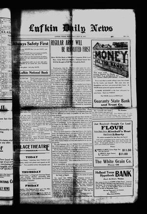 Primary view of object titled 'Lufkin Daily News (Lufkin, Tex.), Vol. 2, No. 219, Ed. 1 Wednesday, July 18, 1917'.