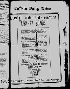 Lufkin Daily News (Lufkin, Tex.), Vol. [2], No. 301, Ed. 1 Monday, October 22, 1917