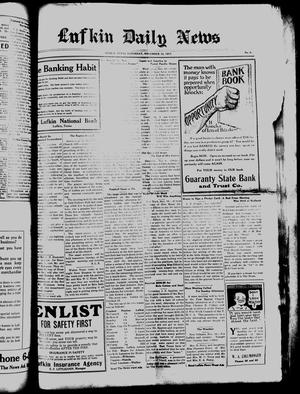Lufkin Daily News (Lufkin, Tex.), Vol. 3, No. 9, Ed. 1 Saturday, November 10, 1917