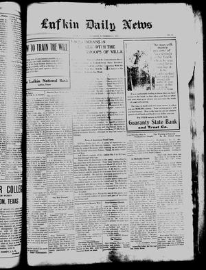 Lufkin Daily News (Lufkin, Tex.), Vol. [3], No. 15, Ed. 1 Saturday, November 17, 1917