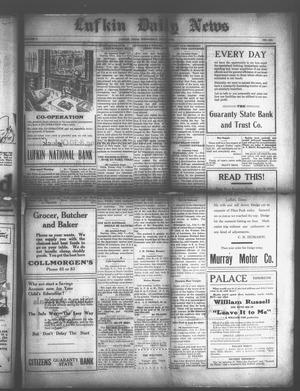 Primary view of object titled 'Lufkin Daily News (Lufkin, Tex.), Vol. 5, No. 210, Ed. 1 Wednesday, July 7, 1920'.