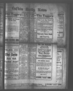 Primary view of object titled 'Lufkin Daily News (Lufkin, Tex.), Vol. 5, No. 259, Ed. 1 Thursday, September 2, 1920'.