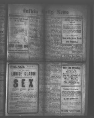 Lufkin Daily News (Lufkin, Tex.), Vol. 5, No. 262, Ed. 1 Monday, September 6, 1920
