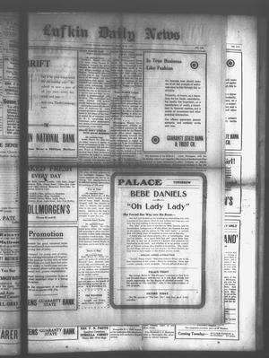 Lufkin Daily News (Lufkin, Tex.), Vol. [6], No. 109, Ed. 1 Thursday, March 10, 1921