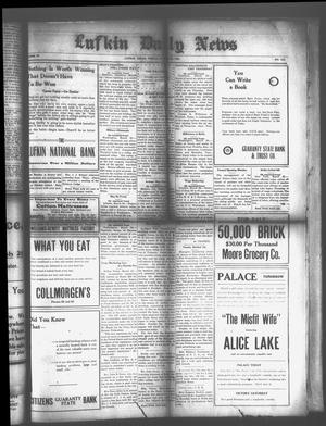 Lufkin Daily News (Lufkin, Tex.), Vol. 6, No. 122, Ed. 1 Friday, March 25, 1921