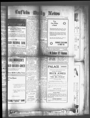 Lufkin Daily News (Lufkin, Tex.), Vol. 6, No. 126, Ed. 1 Wednesday, March 30, 1921