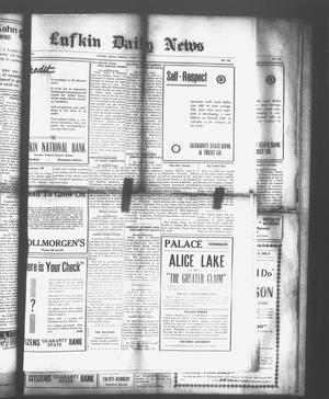 Primary view of object titled 'Lufkin Daily News (Lufkin, Tex.), Vol. 6, No. 182, Ed. 1 Friday, June 3, 1921'.