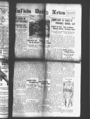 Primary view of object titled 'Lufkin Daily News (Lufkin, Tex.), Vol. [8], No. 70, Ed. 1 Wednesday, January 24, 1923'.