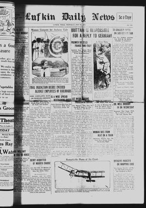 Lufkin Daily News (Lufkin, Tex.), Vol. [8], No. 216, Ed. 1 Thursday, July 12, 1923