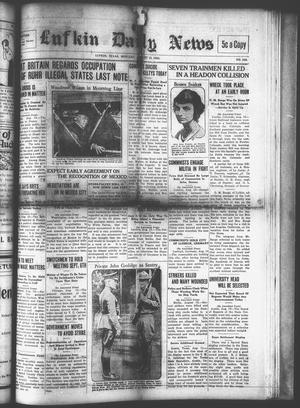 Primary view of object titled 'Lufkin Daily News (Lufkin, Tex.), Vol. [8], No. 243, Ed. 1 Monday, August 13, 1923'.
