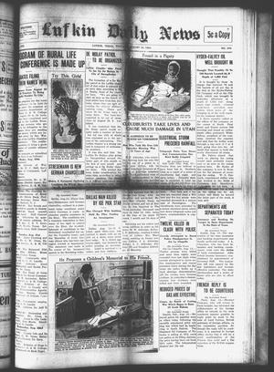 Primary view of object titled 'Lufkin Daily News (Lufkin, Tex.), Vol. 8, No. 244, Ed. 1 Tuesday, August 14, 1923'.